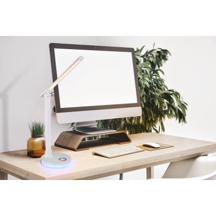 Globo - Lampe de table tactile RGBW à intensité variable LED/5W/230V + LED/2W 2700K/4000K/6500K blanc