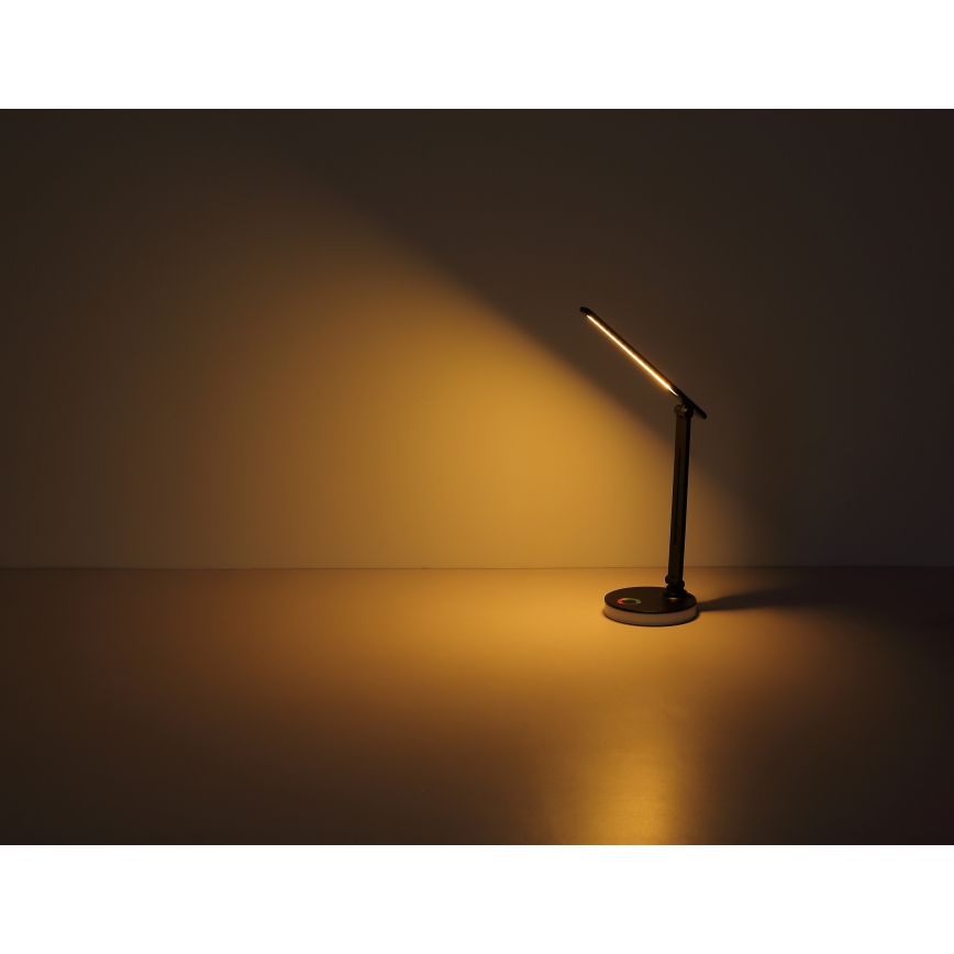 Globo - LED RGBW Dimbare touch tafellamp LED/5W/230V + LED/2W 2700K/4000K/6500K wit