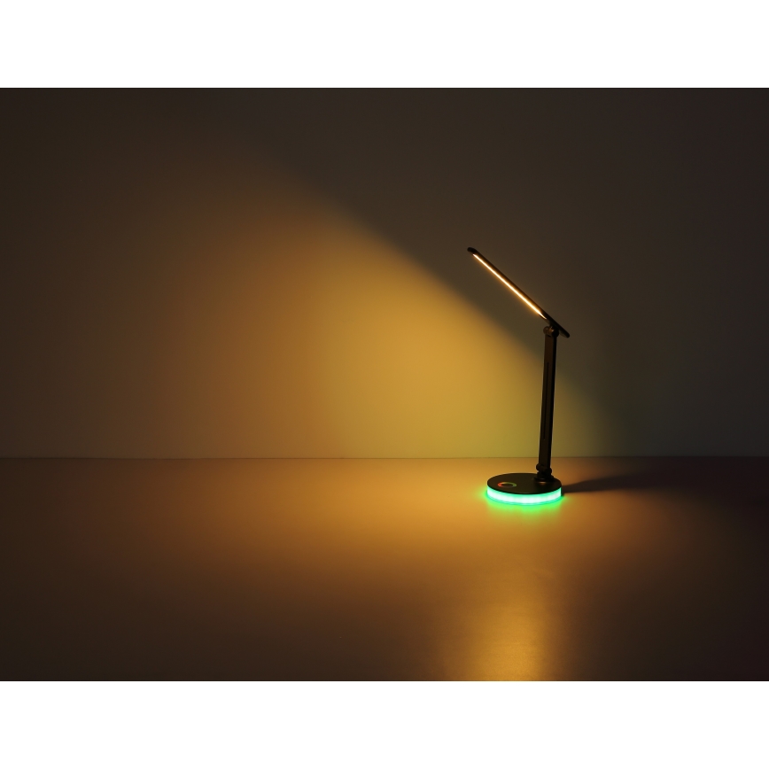 Globo - LED RGBW Dimbare touch tafellamp LED/5W/230V + LED/2W 2700K/4000K/6500K wit