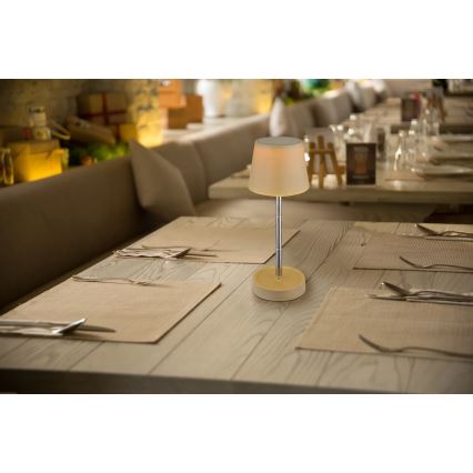 Globo - Lampe de table LED tactile, dimmable et rechargeable LED/1,2W/3V 1200 mAh