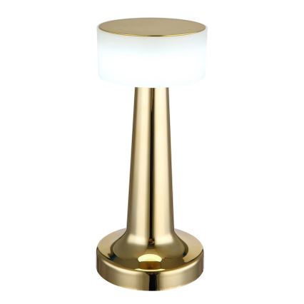 Globo - LED dimbare touch tafellamp LED/1W/3,7V 2700K/4000K/6500K 800 mAh USB goudkleurig