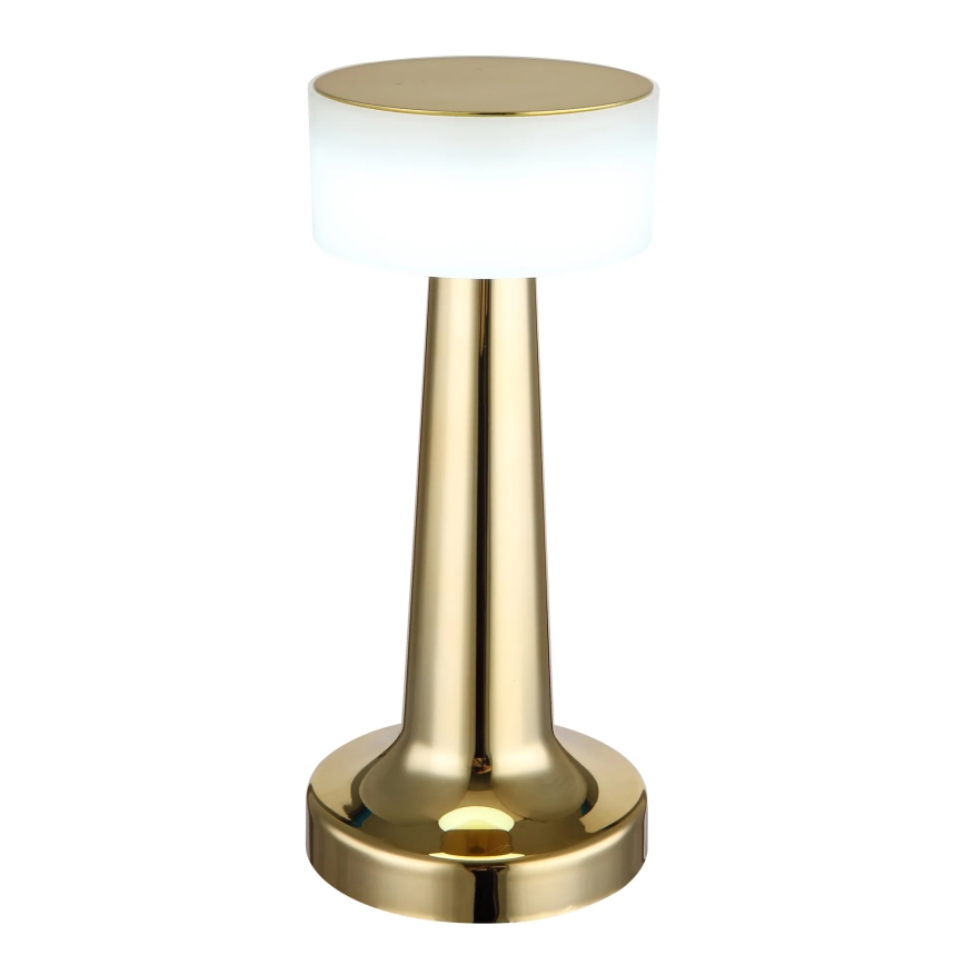 Globo - LED dimbare touch tafellamp LED/1W/3,7V 2700K/4000K/6500K 800 mAh USB goudkleurig