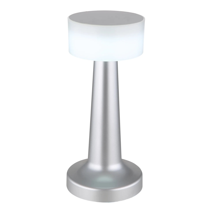 Globo - Dimbaar LED touch tafellampje LED/1W/3,7V 2700K/4000K/6500K 800 mAh USB mat chroom