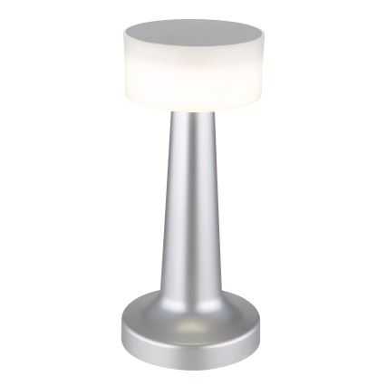 Globo - Lampe de table tactile à intensité variable LED/1W/3,7V 2700K/4000K/6500K 800 mAh USB chrome mat