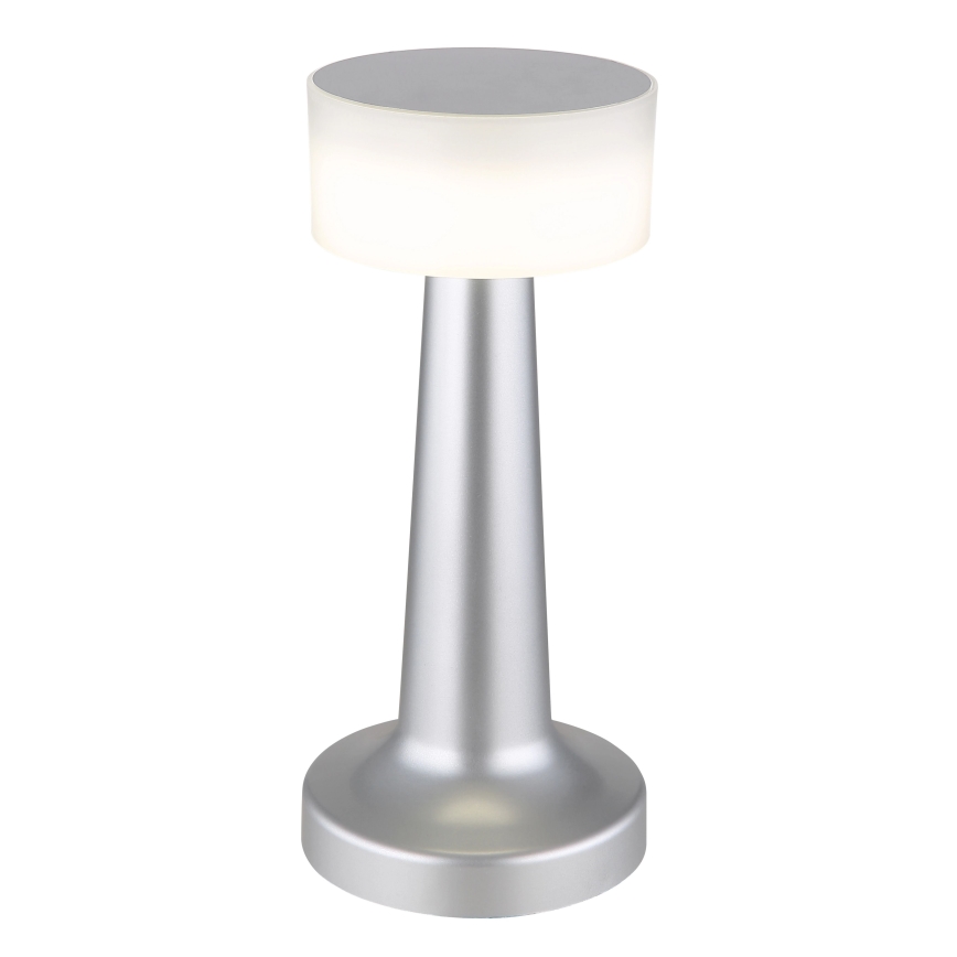 Globo - Lampe de table tactile à intensité variable LED/1W/3,7V 2700K/4000K/6500K 800 mAh USB chrome mat
