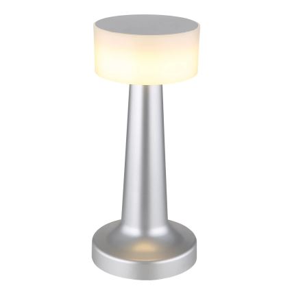 Globo - Lampe de table tactile à intensité variable LED/1W/3,7V 2700K/4000K/6500K 800 mAh USB chrome mat