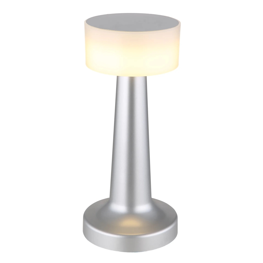 Globo - Lampe de table tactile à intensité variable LED/1W/3,7V 2700K/4000K/6500K 800 mAh USB chrome mat