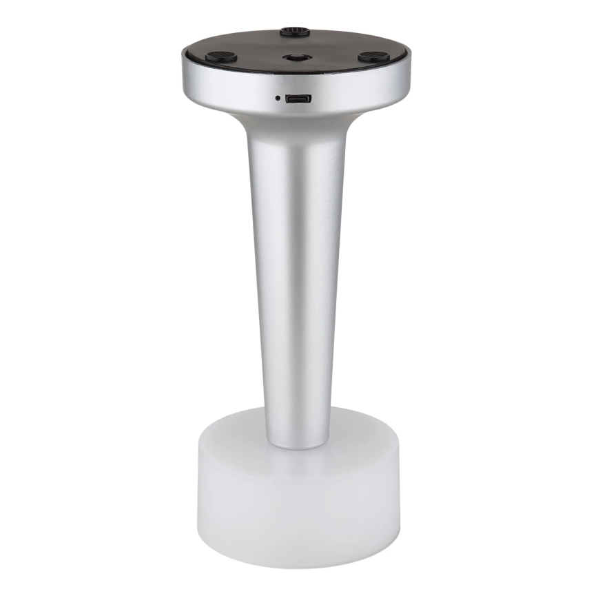 Globo - Lampe de bureau tactile LED dimmable LED/1W/3,7V 2700K/4000K/6500K 800 mAh USB chrome mat