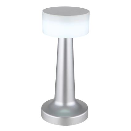 Globo - LED dimbare touch tafellamp LED/1W/3,7V 2700K/4000K/6500K 800 mAh USB mat chroom