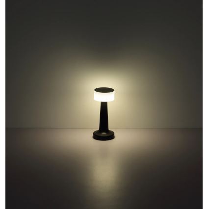 Globo - LED dimbare touch tafellamp LED/1W/3,7V 2700K/4000K/6500K 800 mAh USB zwart