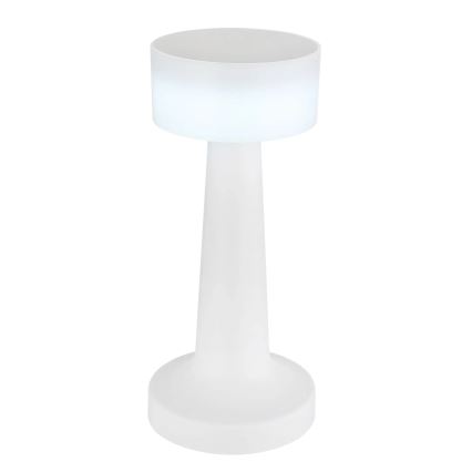 Globo - Lampe de table tactile LED dimmable LED/1W/3,7V 2700K/4000K/6500K 800 mAh USB blanche