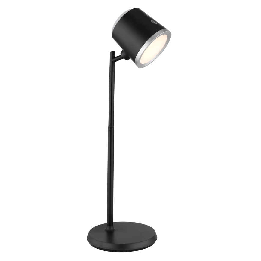 Globo - Dimbaar LED touch tafellampje 4in1 LED/6W/3,7V 3000K/4000K/6500K 1500 mAh USB zwart