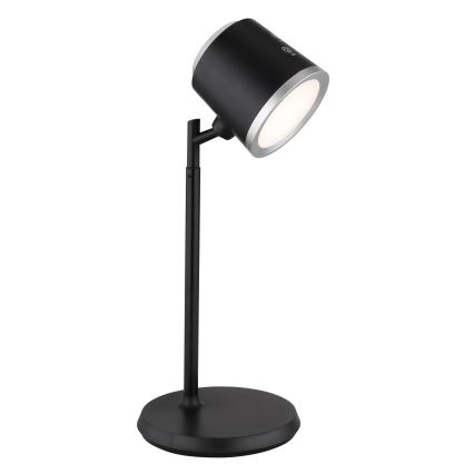 Globo - Dimbaar LED touch tafellampje 4in1 LED/6W/3,7V 3000K/4000K/6500K 1500 mAh USB zwart
