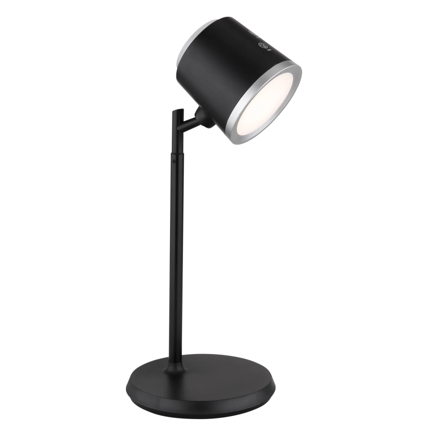 Globo - Dimbaar LED touch tafellampje 4in1 LED/6W/3,7V 3000K/4000K/6500K 1500 mAh USB zwart