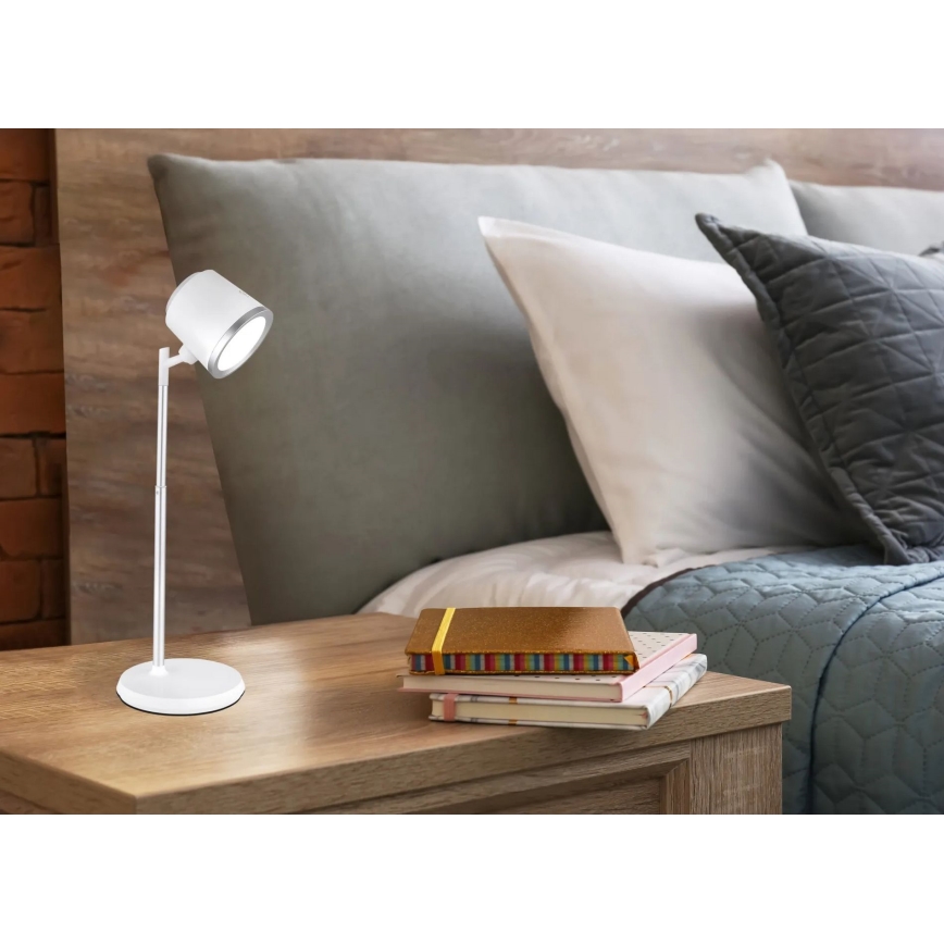Globo - LED Dimbare Touch Tafellamp 4-in-1 LED/6W/3,7V 3000K/4000K/6500K 1500 mAh USB wit