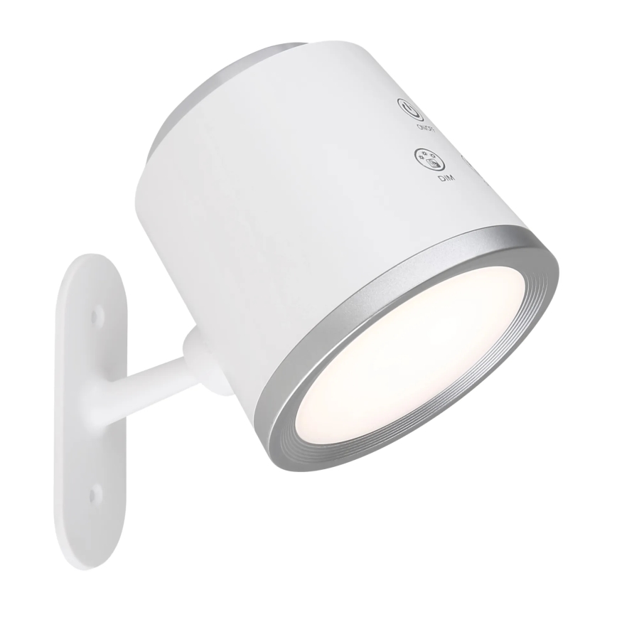Globo - LED Dimbare Touch Tafellamp 4-in-1 LED/6W/3,7V 3000K/4000K/6500K 1500 mAh USB wit