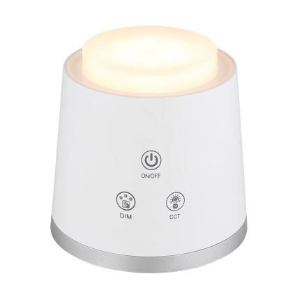 Globo - LED Dimbare Touch Tafellamp 4-in-1 LED/6W/3,7V 3000K/4000K/6500K 1500 mAh USB wit