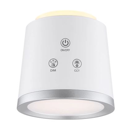 Globo - LED Dimbare Touch Tafellamp 4-in-1 LED/6W/3,7V 3000K/4000K/6500K 1500 mAh USB wit