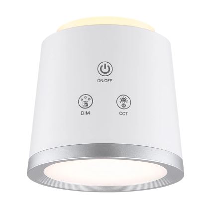 Globo - LED Dimbare Touch Tafellamp 4-in-1 LED/6W/3,7V 3000K/4000K/6500K 1500 mAh USB wit