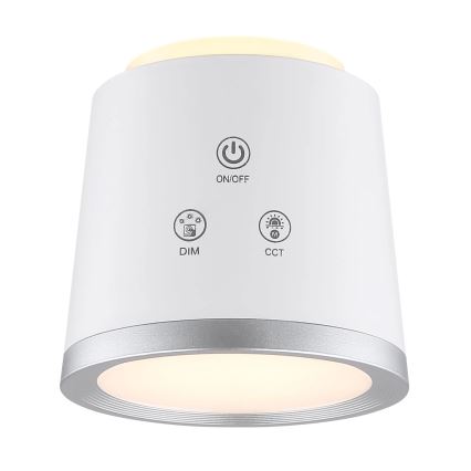 Globo - LED Dimbare Touch Tafellamp 4-in-1 LED/6W/3,7V 3000K/4000K/6500K 1500 mAh USB wit