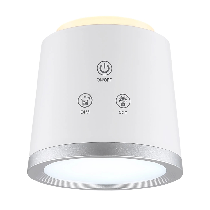 Globo - LED Dimbare Touch Tafellamp 4-in-1 LED/6W/3,7V 3000K/4000K/6500K 1500 mAh USB wit