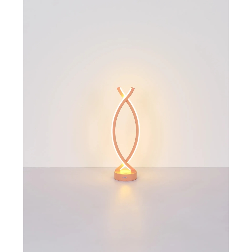 Globo - Lampe de table tactile LED dimmable LED/1W/3,7V 3000K 1800 mAh USB rose