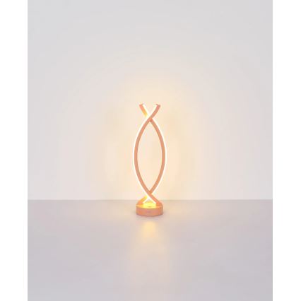 Globo - Lampe de table tactile à intensité variable LED/1W/3,7V 3000K 1800 mAh USB rose