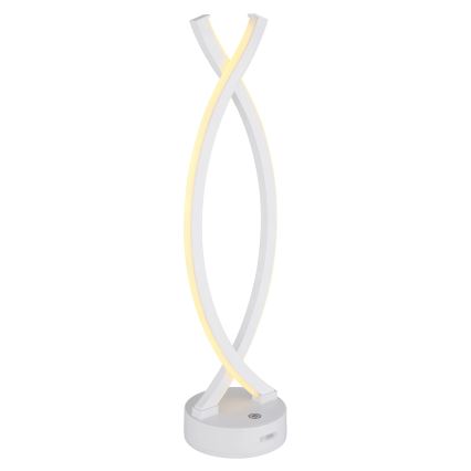 Globo - LED dimbare touch tafellamp LED/1W/3,7V 3000K 1800 mAh USB wit