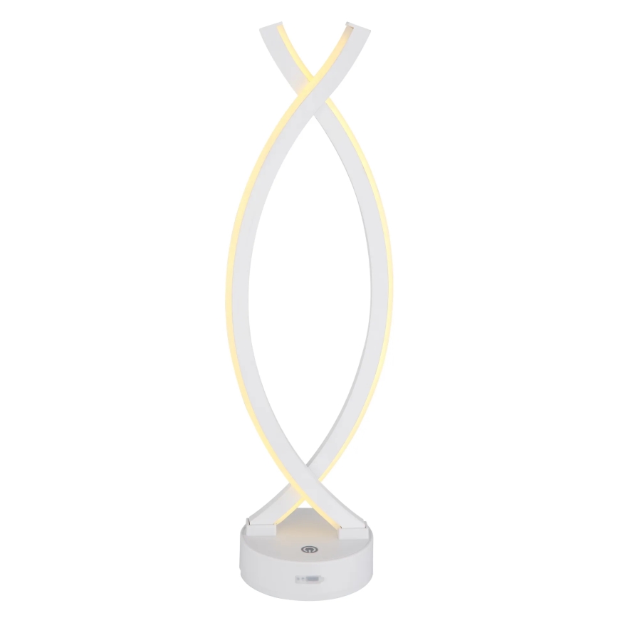 Globo - LED dimbare touch tafellamp LED/1W/3,7V 3000K 1800 mAh USB wit