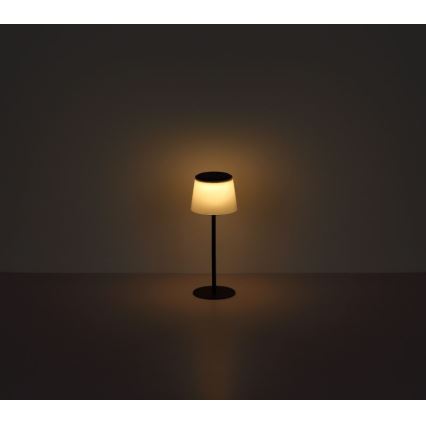 Globo - LED dimbare touch buiten tafellamp LED/1,8W/5V IP44 1800 mAh zwart/wit