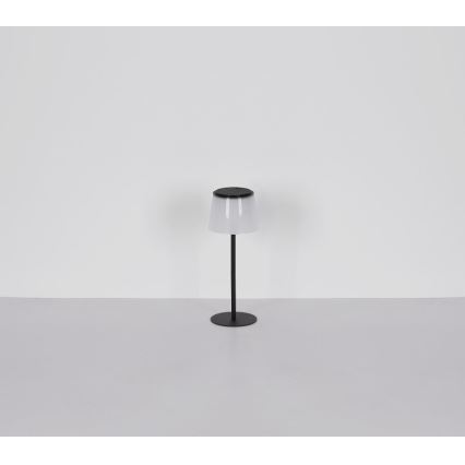 Globo - LED dimbare touch buiten tafellamp LED/1,8W/5V IP44 1800 mAh zwart/wit