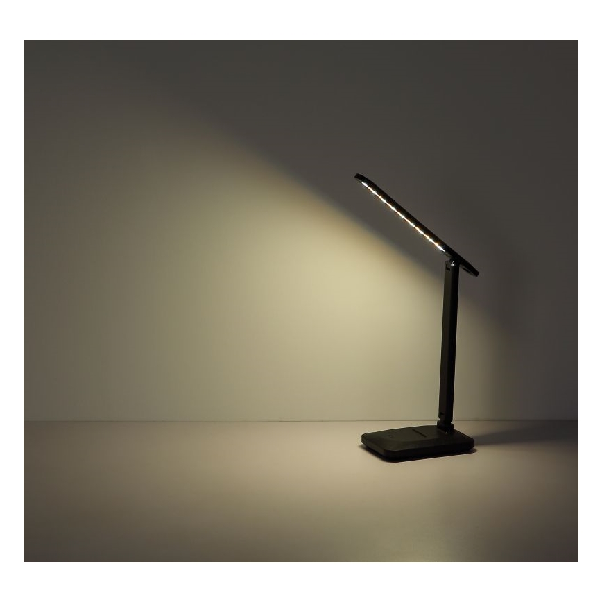 Globo - LED dimbare touch tafellamp LED/3W/5V 2800/4000/6500K 1800 mAh zwart