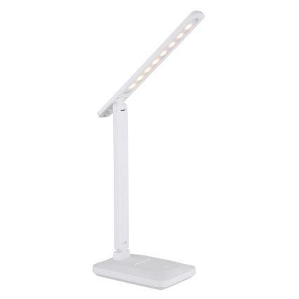 Globo - Lampe de bureau tactile LED dimmable rechargeable LED/3W/5V 2800/4000/6500K 1800 mAh blanche