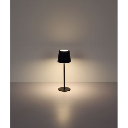 Globo - Lampe de table extérieure tactile LED dimmable LED/2W/5V 3000/4000/6000K 2200 mAh IP44 noire