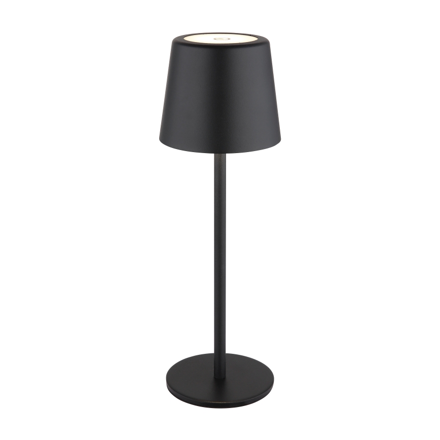 Globo - Lampe de table extérieure tactile LED dimmable LED/2W/5V 3000/4000/6000K 2200 mAh IP44 noire