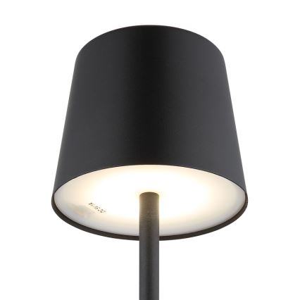 Globo - Lampe de table extérieure tactile LED dimmable LED/2W/5V 3000/4000/6000K 2200 mAh IP44 noire