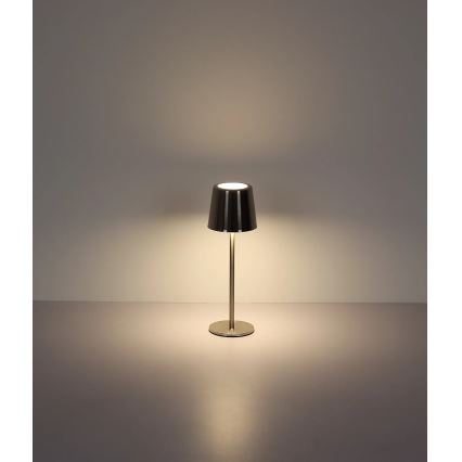 Globo - Lampe de table rechargeable tactile à intensité variable LED/2W/3,7V 3000/4000/6000K 2200 mAh chrome brillant