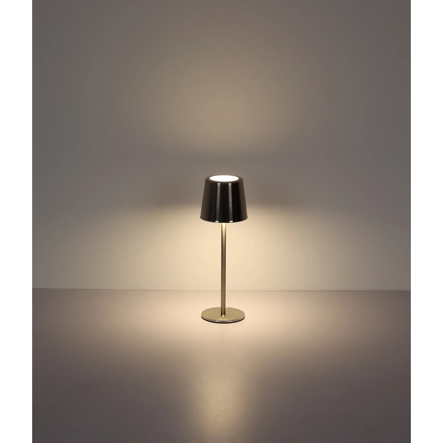 Globo - Lampe de table rechargeable tactile à intensité variable LED/2W/3,7V 3000/4000/6000K 2200 mAh chrome brillant