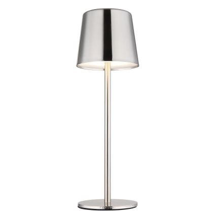 Globo - Lampe de table rechargeable tactile à intensité variable LED/2W/3,7V 3000/4000/6000K 2200 mAh chrome brillant