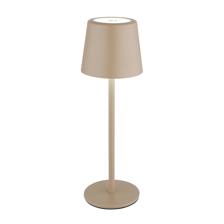 Globo - Lampe de table extérieure tactile LED dimmable LED/2W/5V 3000/4000/6000K 2200 mAh IP44 crème