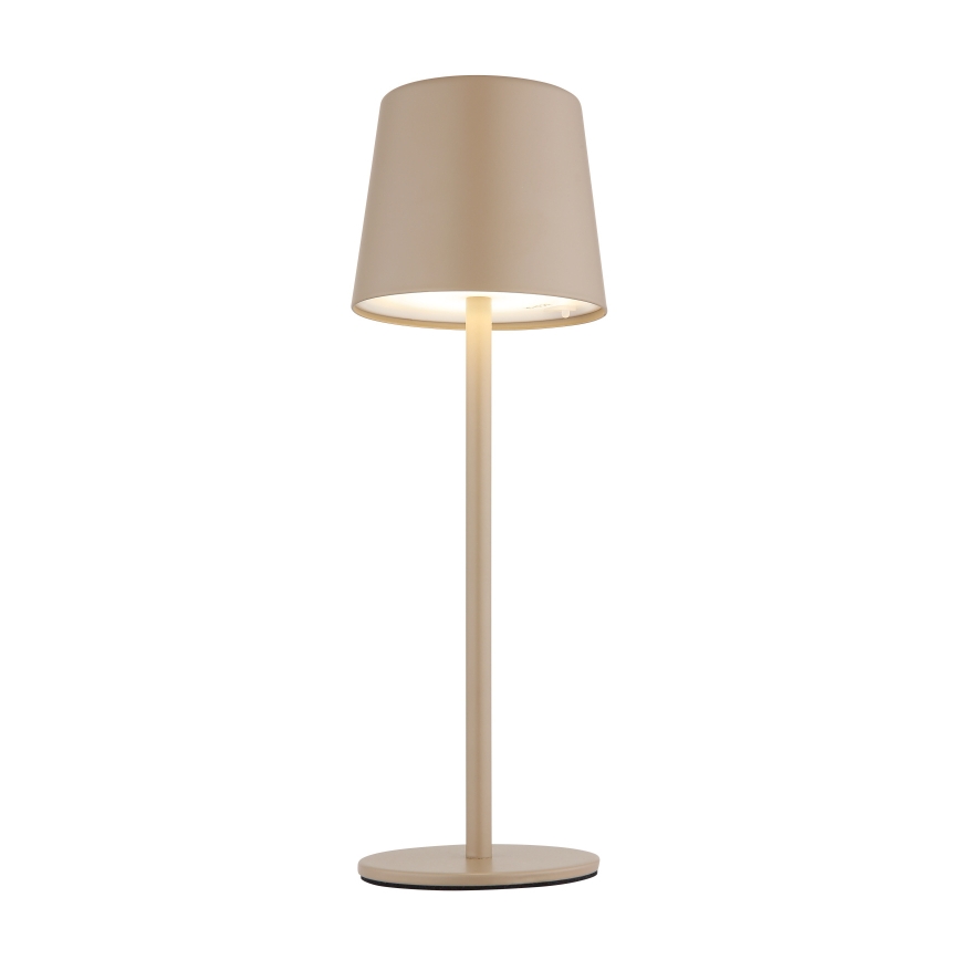 Globo - Lampe de table extérieure tactile LED dimmable LED/2W/5V 3000/4000/6000K 2200 mAh IP44 crème
