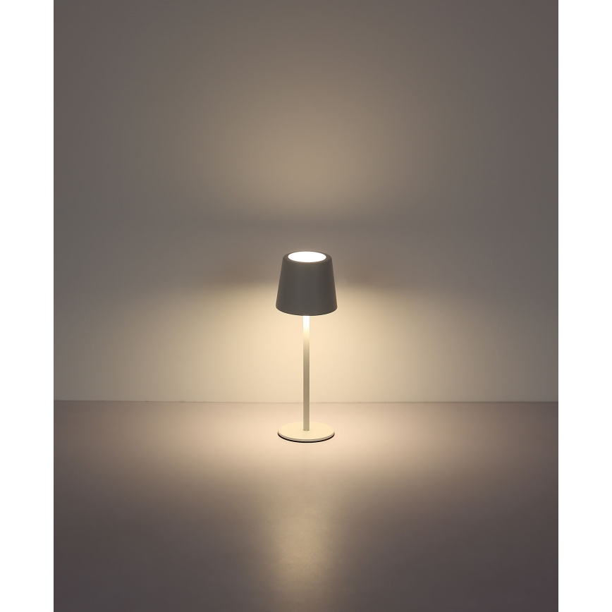 Globo - Lampe de table extérieure tactile LED dimmable LED/2W/5V 3000/4000/6000K 2200 mAh IP44 blanche