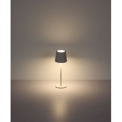 Globo - LED dimbare buiten touch tafellamp LED/2W/5V 3000/4000/6000K 2200 mAh IP44 wit