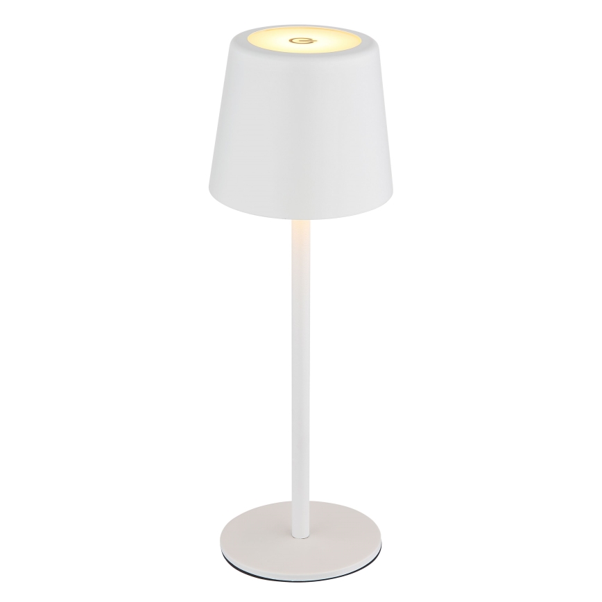 Globo - LED dimbare buiten touch tafellamp LED/2W/5V 3000/4000/6000K 2200 mAh IP44 wit