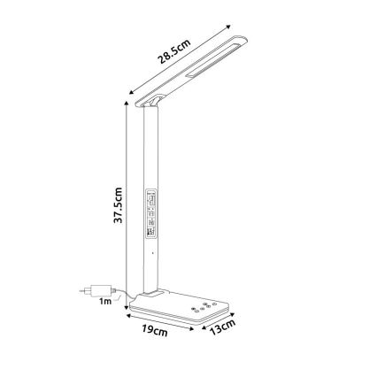 Globo - Dimbare aanraaktafellamp LED/5W/230V 3000/4500/7000K