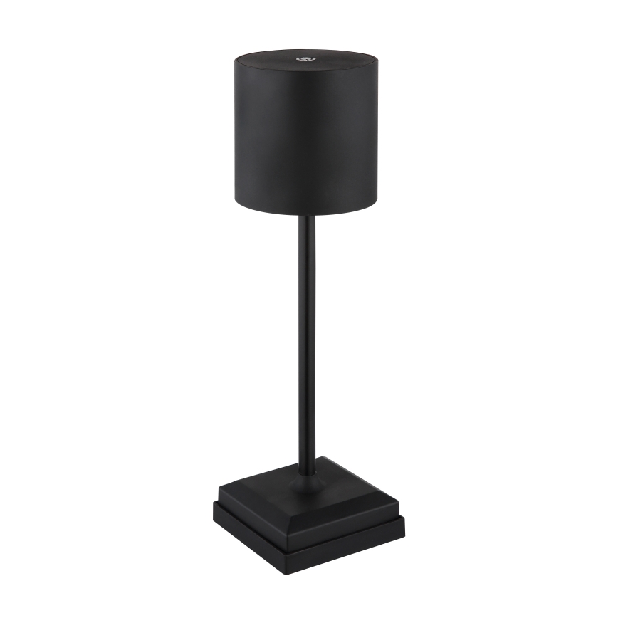 Globo - dimbare LED-tafellamp met touchbediening, oplaadbaar, LED/1,5W/5V 2200 mAh, zwart