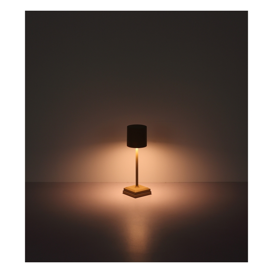 Globo - Dimbare LED-tafellamp met aanraakbediening en oplaadfunctie, LED/1,5W/5V, 2200 mAh, beige