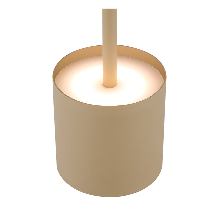 Globo - Dimbare LED-tafellamp met aanraakbediening en oplaadfunctie, LED/1,5W/5V, 2200 mAh, beige