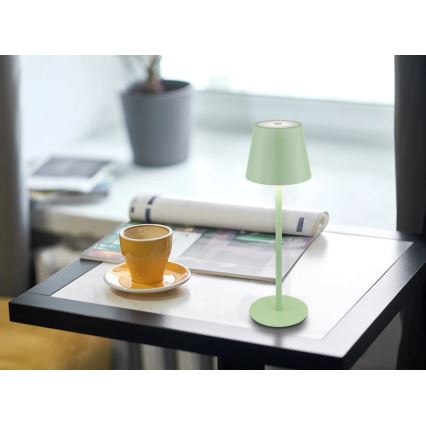 Globo - Lampe de table d'extérieur rechargeable 3 en 1, à intensité réglable et à commande tactile LED/3W/5V 3000/4000/5000K IP54 1800 mAh verte