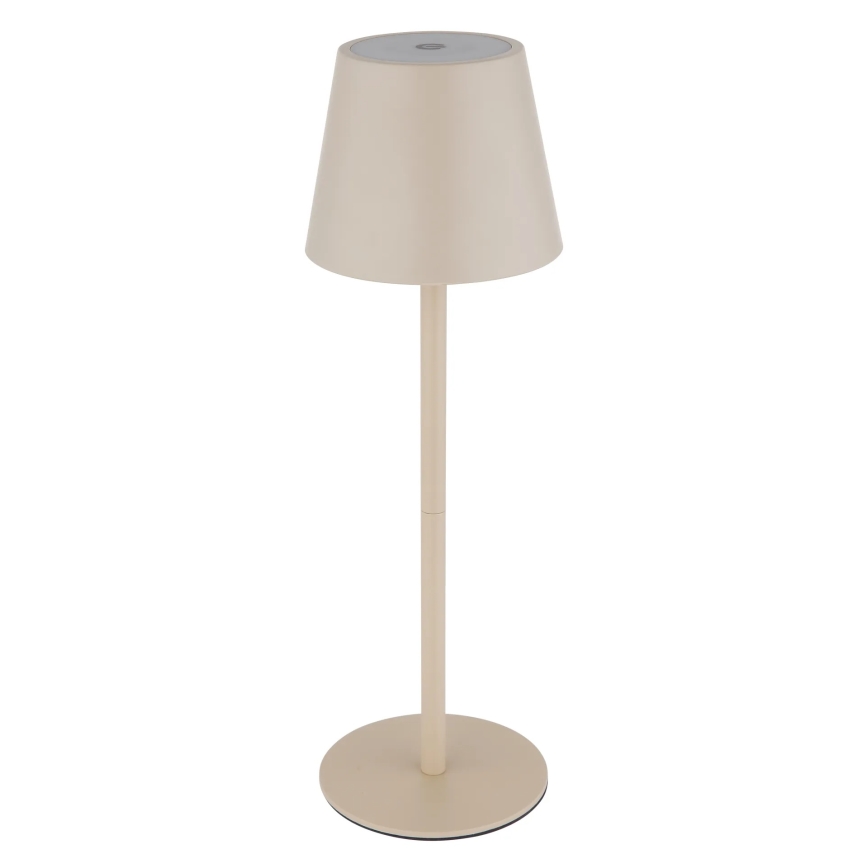 Globo - LED dimbare tafellamp voor buiten met aanraakbediening en oplaadbare batterij, 3-in-1 LED/3W/5V 3000/4000/5000K IP54 1800 mAh